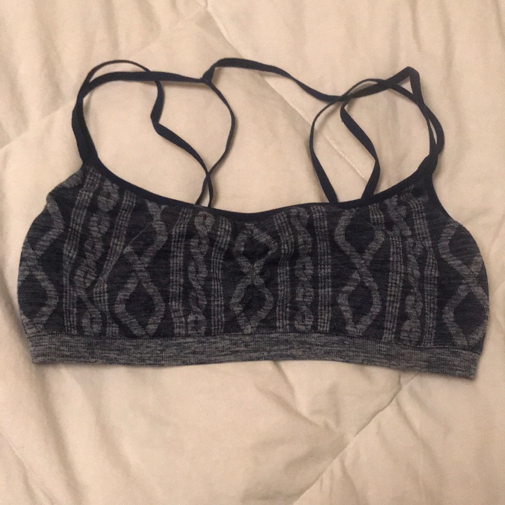 Strappy tank bra